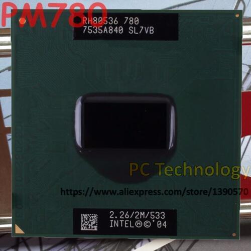 Intel PM780 CPU notebook Pentium M 780 2M Cache,2.26GHz,533MHz PM 780 CPU PPGA478 Processor support 915 chipset free shipping