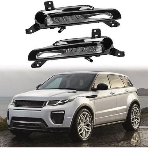 LED DRL Fog Light for Land Rover Range Rover Evoque 2016-2018 Auto Driving Lamp Daytime Running Light LR072645/LR072646