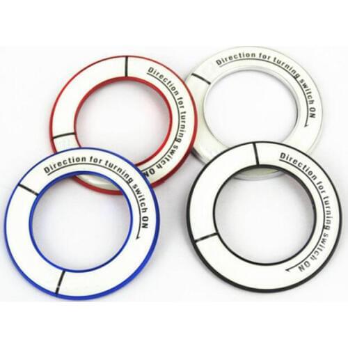 Car Styling Decoration Lumunous Key Hole Ring Ignition Switch Cover Decal Circle for Honda Ten New Civic 3D Glow Sticker