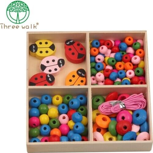 1 Set Animal Wood Beads For Jewelry Making Fit DIY Children Necklaces Bracelets Handmade Kids Toys Crafts