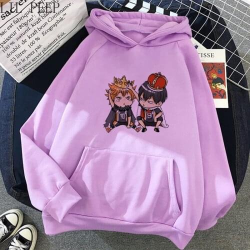 Cute haikyuu Printing Women/Men Hoodies Autumn Sweatshirt oversize Pullovers Anime cool clothes casual fashion tops