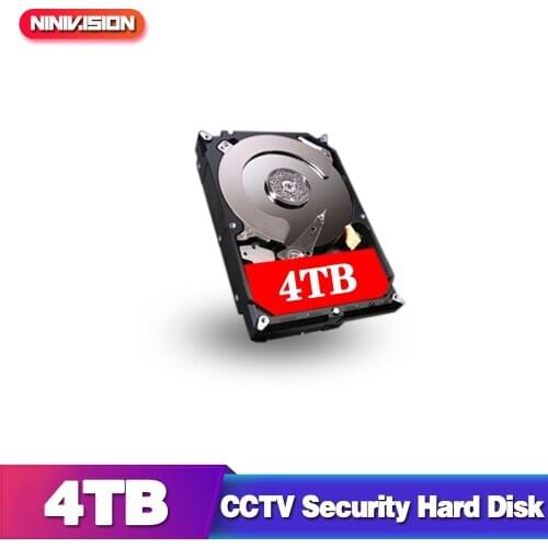 HKIDISTE 3.5 inch SATAIII Hard Disk Drive 4TB HDD 64MB 7200rpm for CCTV System DVR NVR Camera Surveillance Kits