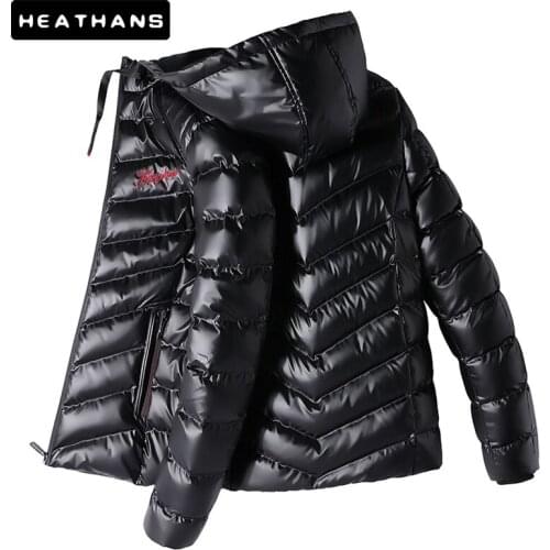 Winter Mens Jacket Cotton Padded Hooded Jackets Thickening Warm Parka Coats Korean Style Fashion Casual Men Outerwear Wholesale