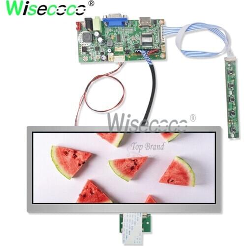 10.3 inch IPS 1920*720 TFT screen 850 nits high brightness display withlvds VGA HDMI driver board for outdoor high brightness