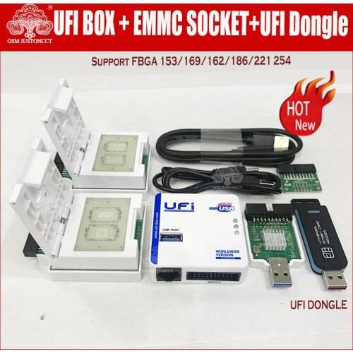 Gsmjustoncct the Newest 100% ORIGINAL UFI BOX powerful EMMC Service Tool DONGLE