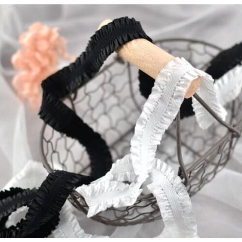 2 Meters Purple Elastic Lace Trimmings Garter Decoration Crafts Sewing Elastic Lace Trim for Underwear diy Free Shipping 18cm