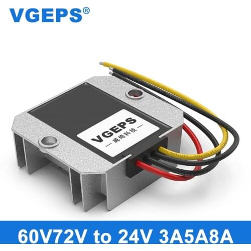36V48V60V72V to 24V DC power supply voltage regulator module 30-85V down 24V electric vehicle waterproof converter