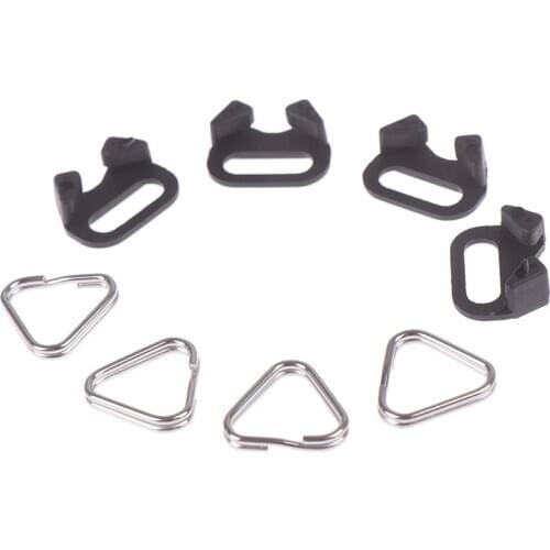 8Pcs/4 Sets Belt Hook Camera Shoulder Strap Split Triangle Ring Replacement Wholesale