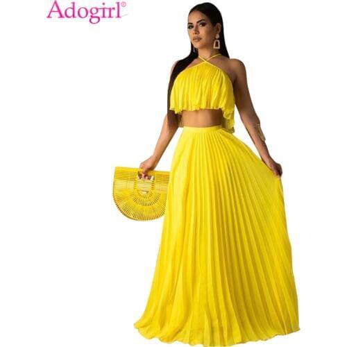 Желтые летние платья Adogirl China At AliExpress