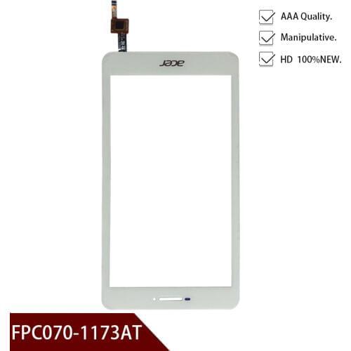 White New 7 inch For Acer Iconia Talk 7 B1-733 Touch Panel Perfect Repair Parts Touch Screen lcd display in stock FPC070-1173AT