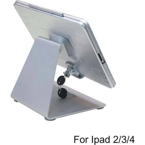 Security Desktop Stand for IPad 2 3 4 Tablet with Lock Holder Display Rack Bracket Mounting on Table Anti-theft Stand