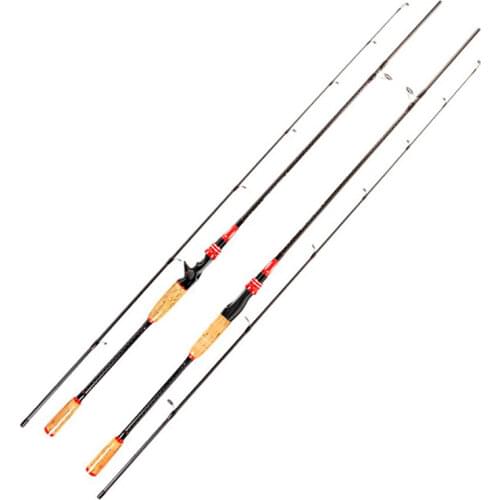 Catch.u Fishing Rod Carbon Fiber Spinning/casting Lure Fishing Pole LW10-20g H Fast Rods for Stream Reservoir Pond River Lake