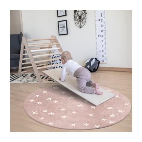 Children Carpet Living Room Bedroom Round Thickened Non-Slip Sofa Chair Crawling Soft Floor Mat