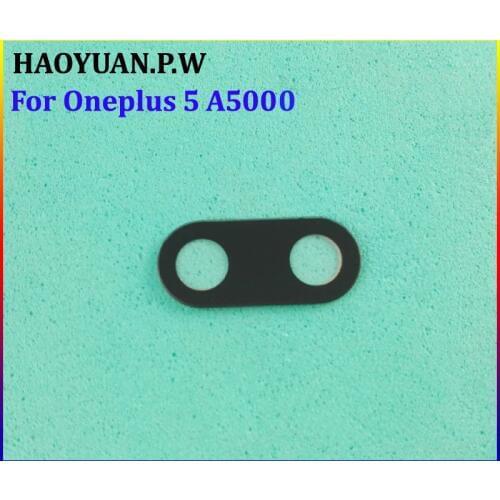 HAOYUAN.P.W New Original Housing Rear Back Camera Glass Lens With Adhesive For Oneplus5 Oneplus 5 A5000 Fast Shipping
