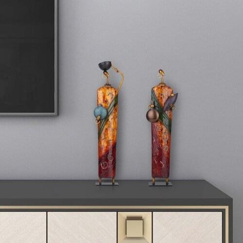 Creative African Tribeswoman Figure Sculpture Artistic Character Figurine Statue Home Office Decoration Collection Art Craft