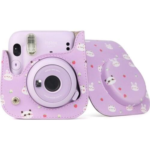 Cute Cartoon Pattern Camera Protective Bag For Fujifilm Instax Polaroid Mini 11 8 9 Mini11 Mini9 PU Leather Case Bag Handbags