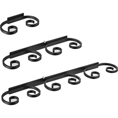 Wall-Mounted Aluminum Alloy Creative Goblet Storage Rack Bar Restaurant Household Punch-Free Wine Glass Holder