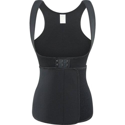 Neoprene Body Shaper Sauna Sweat Suit Slimming Sheath Fitness Workout Corset Top Shapewear Trimmer Belt Women Waist Trainer Vest