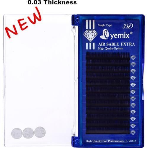 NEW 0.03 Thickness J B C Professional Faux Mink Eyelash Extension Softest False Eyelash Makeup Tools