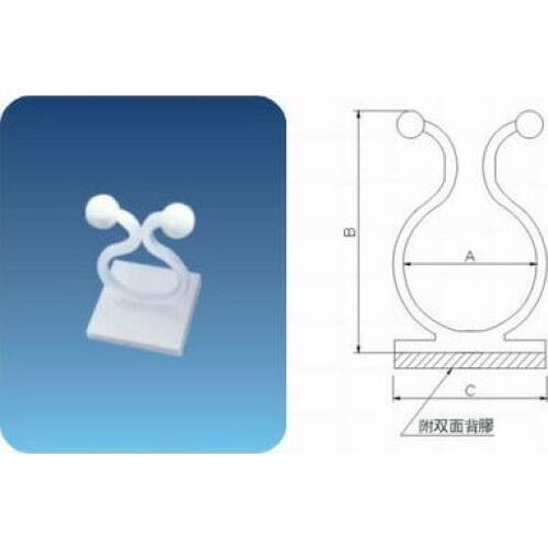 Plastic pcb support spacer MOUNTING WIST TIE TTB-15 ADHENSIVE GLUE:3M