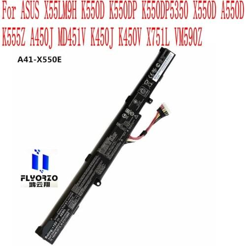 Brand new 48WH/3100mAh A41-X550E Battery For ASUS X55LM9H K550D K550DP K550DP5350 X550D A550D K555Z A450J MD451V K450J Laptop