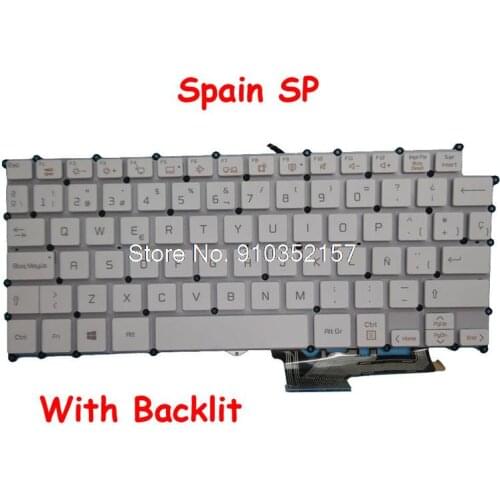 SP AR Backlit Keyboard For LG HMB8150ELB02 AEW73769903 HMB8150ELA02 Spanish HMB8150ELB35 HMB8150ELB18 AEW73769904 Arabia
