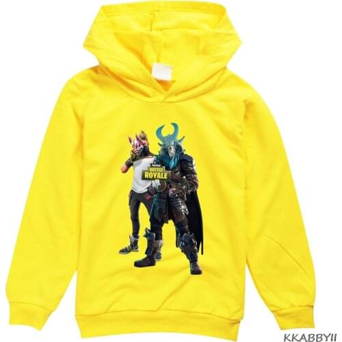 Fortnites Game Hooded Sweater Cartoon Printed Childrens Sweatshirt Boys Hooded Sweatshirt