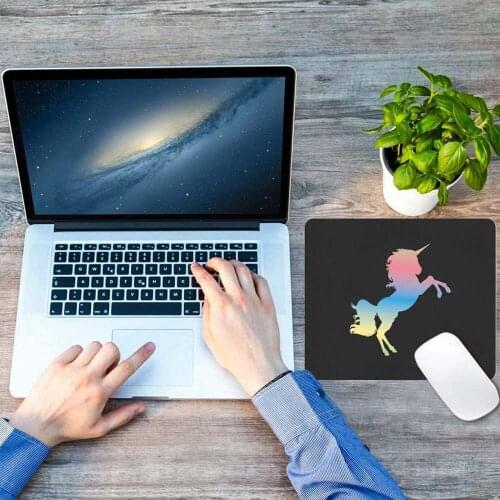High Quality Mouse Pad Simple Pattern Computer Mousepad Non-slip Gaming Mouse Pad PU Leather Laptop Computer Table Mat