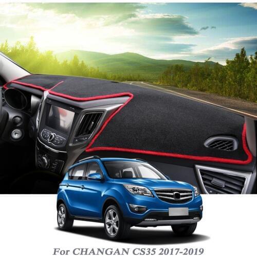 Car Styling Dashboard Protective Mat Shade Cushion Pad Carpet For CHANGAN CS35 2017-2019 RHD&LHD Auto Accessory