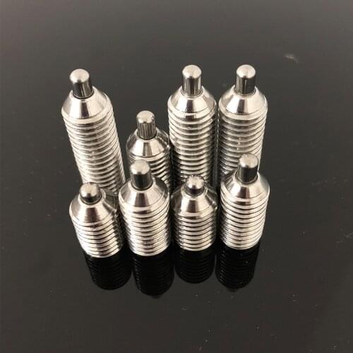 2pcs M3-M8 M10 M12 inner hexagon tight screws stigma wave beads positioning screw spring ball head bolts locating plunger bolt