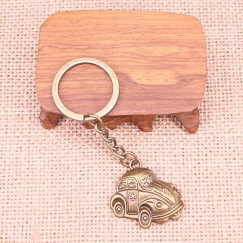 20pcs New Fashion Keychain 31x31mm car Pendants DIY Men Jewelry Car Key Chain Ring Holder Souvenir For Gift