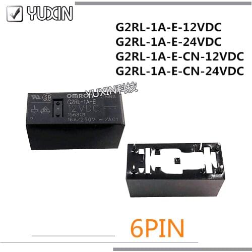 5PCS/LOT 100%Original&New Relay G2RL-1A-E-12VDC G2RL-1A-E 24VDC G2RL-1A-E-CN-12VDC G2RL-1A-E-CN 24VDC G2RL 1A E 12V G2RL 1A