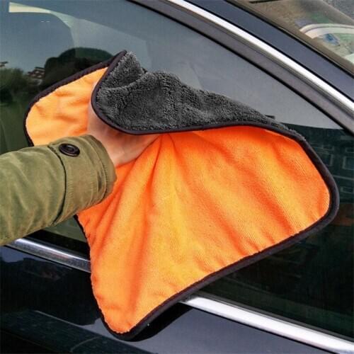 8pcs 38*40cm Super Absorbent Car Wash Microfiber Towel Car Cleaning Drying Cloth Hemming Car Care Cloth Detailing Towel