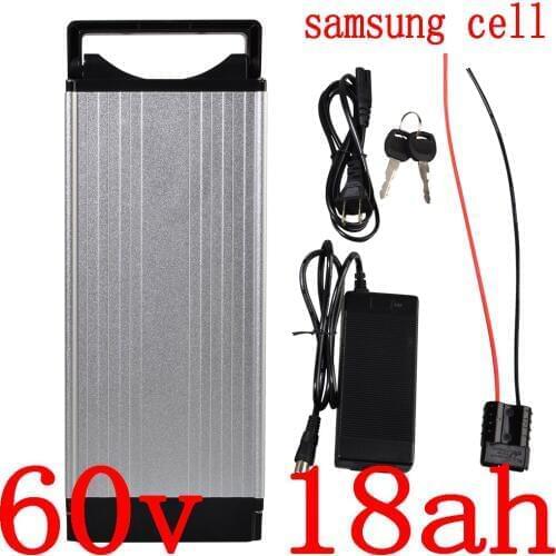 60V 18AH Lithium Battery Pack 60V 13Ah 15Ah 18Ah electric Bicycle Battery 60V 1500W 2000W 2500W Scooter Battery use samsung cell