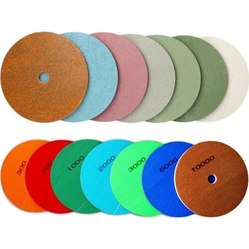 10 Inch 250mm Diamond Sponge Polishing Pad Nylon Fiber Wet Diamond Polish Wheel For Marble Stone Clean Buffing Disc