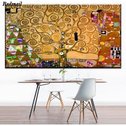 Large 5D DIY Diamond Painting Gustav Klimt Tree Of Life Full Drill Rhinestone Patterns mosaic Embroidery Home Decor EE1060
