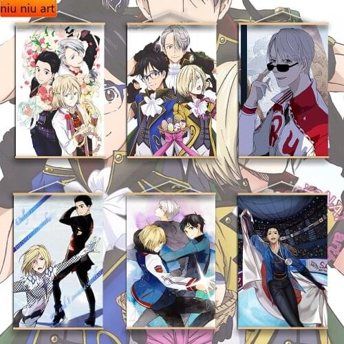 Diamond Painting Yuri on Ice Yuri Plisetsky Anime Diamond Mosaic Cross Stitch Kits Full Diamond Embroidery Room Decoration