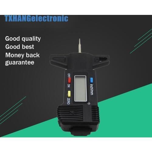 Car Digital Tyre Tire Tread Depth Tester Gauge 0-25.4mm Meter Measurer Tool Caliper LCD Display tpms tire monitoring system