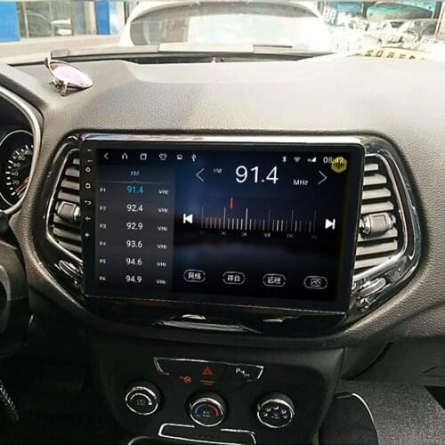 64GB Android 10.0 Screen Car Multimedia Player GPS For Jeep Compass 2017 Autoradio Navigation Stereo Head Unit