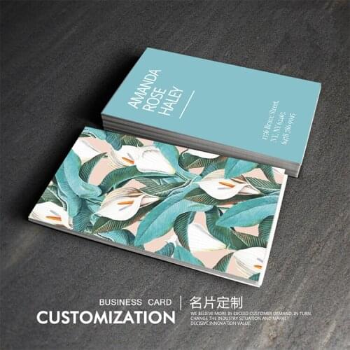 Free shipping High Quality Matt Surface Finished Special paper Business Visiting Card Plastic Business Card