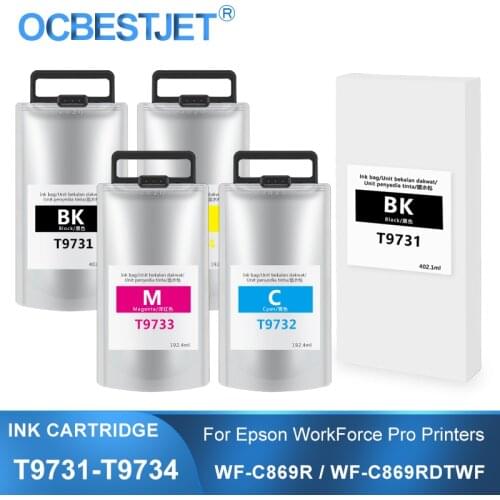 T9731 T9732 T9733 T9734 Ink Cartridge With Pigment Ink For Epson WorkForce Pro WF-C869R WF-C869RDTWFC WF-C869RD3TWFC Printer