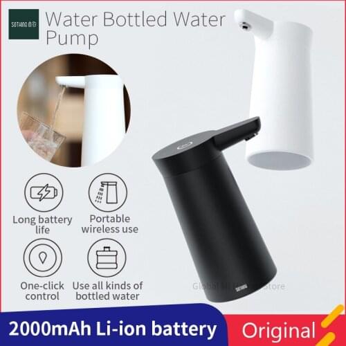 Sothing Electric Water Dispenser Automatic Water Pump Press Button Wireless Rechargeable Household Drink Appliances Smart Home