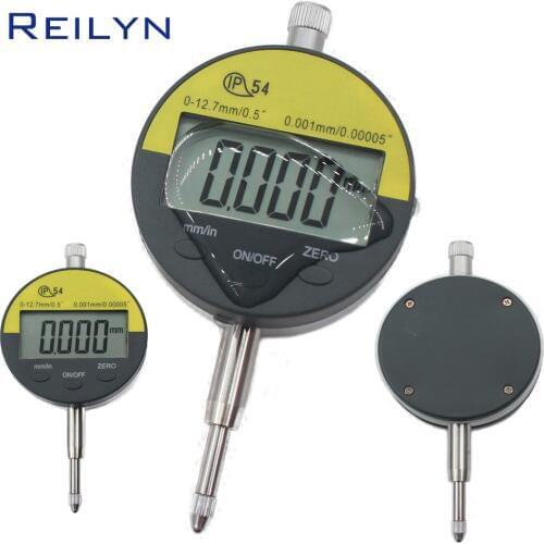 Electronic Digital Micrometer Gauge 0.5 inch (0-12.7mm) LCD display 0.001mm Electronic digital dial indicator digital dial gauge