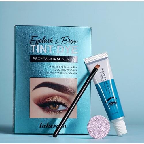 28pcs/lot Eyelash Gel Cream Brushes Dyeing Cream Cosmetic Applicator Waterproof Tint Eyebrow Ladies Dyeing Cream Makeup Kit