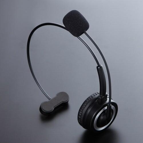 Call Center 3.5mm Headset Telephone Operator Headphone Mic Volume Control Mute Operator Bluetooth-compatible