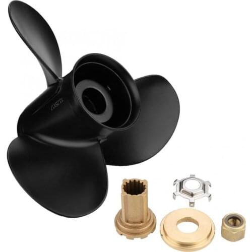 Boat engine 13 1/4x17 3 Blades Aluminum Boat Propeller Outboard Motor for Mercury 60-125PH 48-77344A45 fishing boats motors NEW