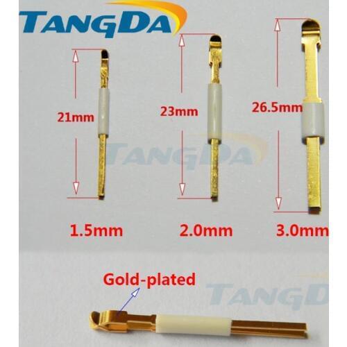 Copper clip needle Gold-plated 1.5/2/3mm Shrapnel pin Test needle positioning pin probe large current directional Connectors