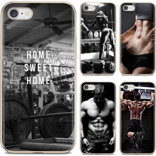 Gym Fitness Bodybuilding Silicone Cover Bag For Huawei Y6 Y5 2019 For Xiaomi Redmi Note 4 5 6 7 8 Pro Mi A1 A2 A3 6X 5X 7A