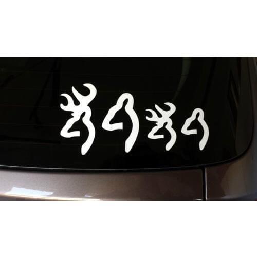Car styling windows Browning Deer Family Figure Stick Vinyl Decal Sticker Truck Hunting Country Pick
