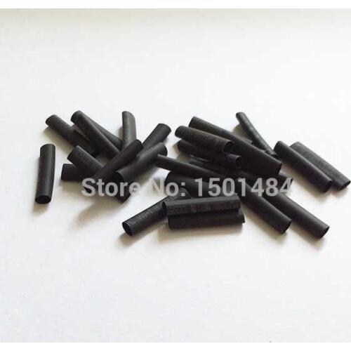 100pcs Heat shrinkable tube diameter 20mm long black 3MM